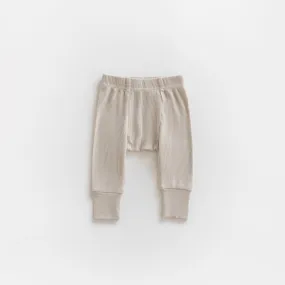 Ribbed Modal Pant - Stone