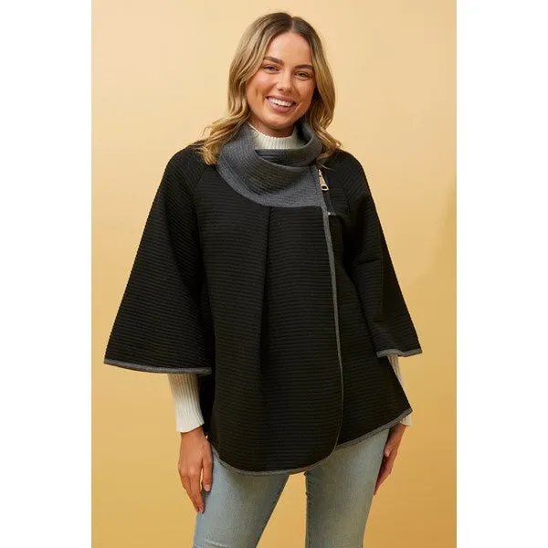 ROZ ZIP PONCHO