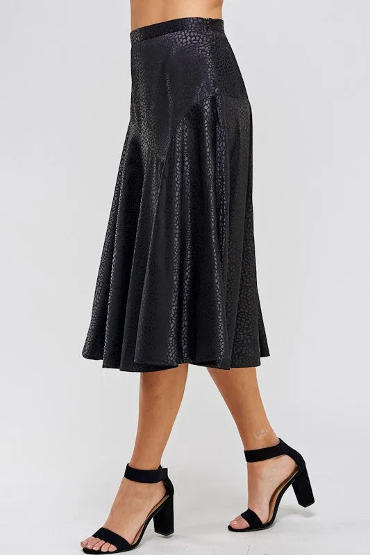 SAFARI MIDI SKIRT (BLACK)
