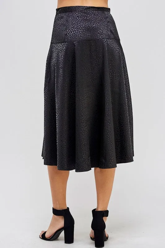 SAFARI MIDI SKIRT (BLACK)