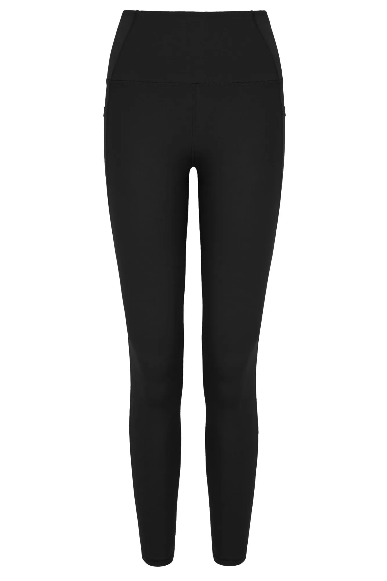 Sculpting High Waisted Full Length Pocket Legging Black