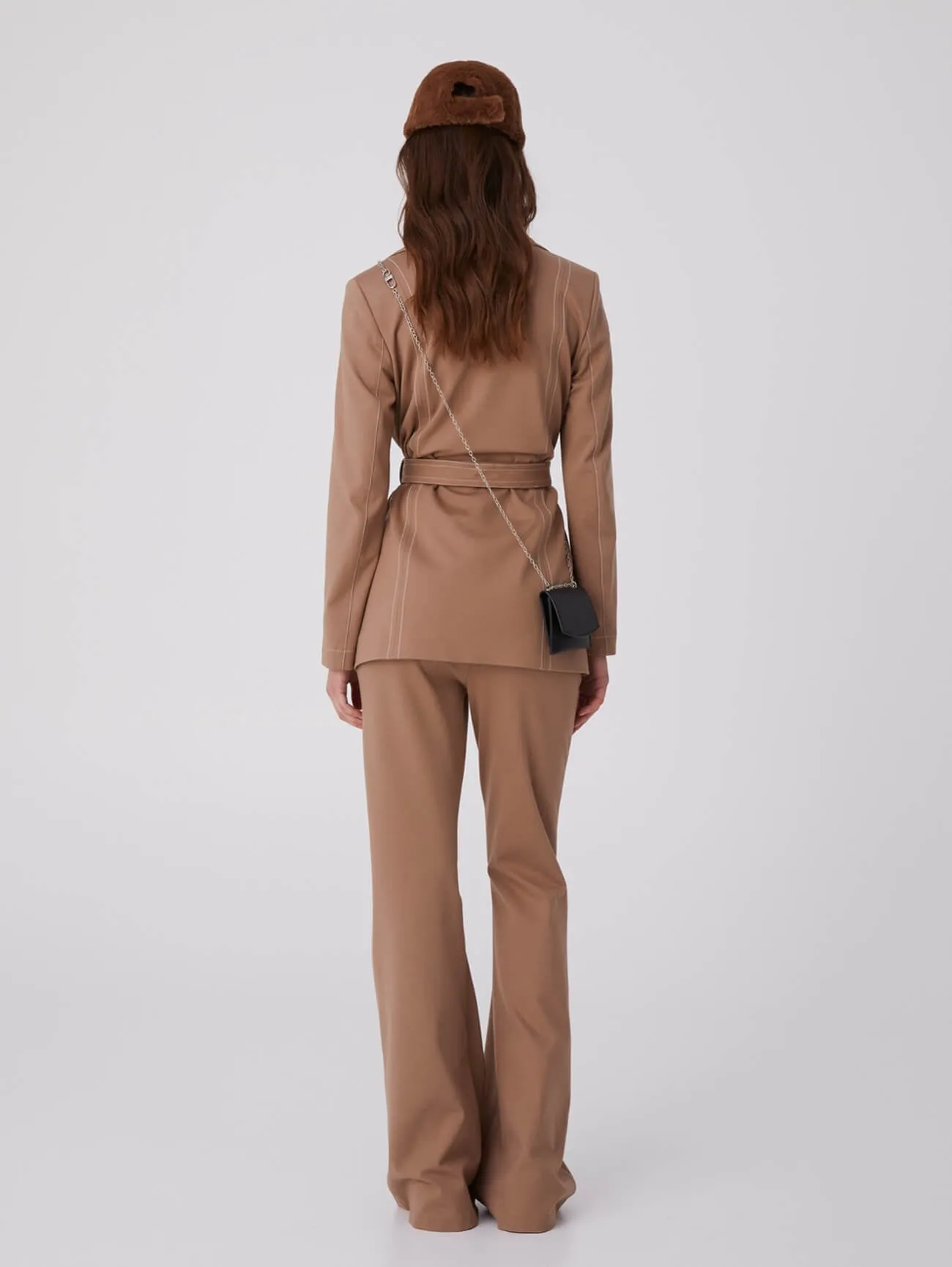 Sfizio - Jacket with Belt - Winter Camel