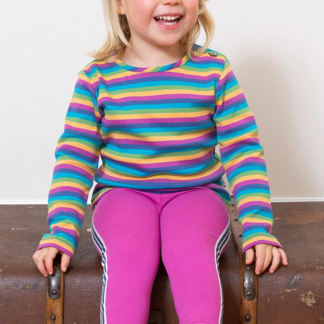 Side stripe leggings