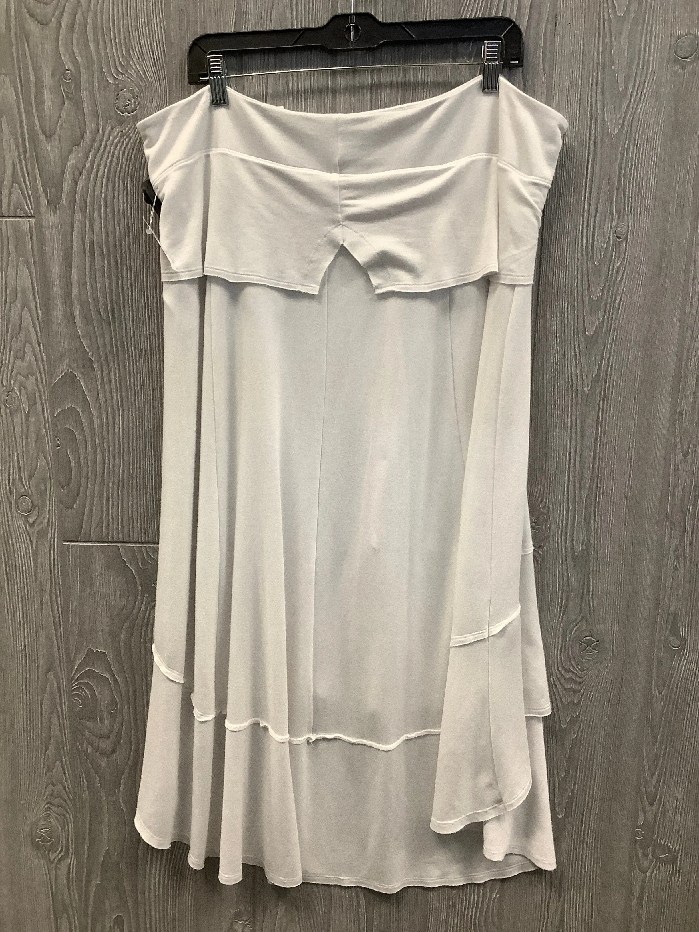 Skirt Midi By Peace Love World In White, Size: Xl
