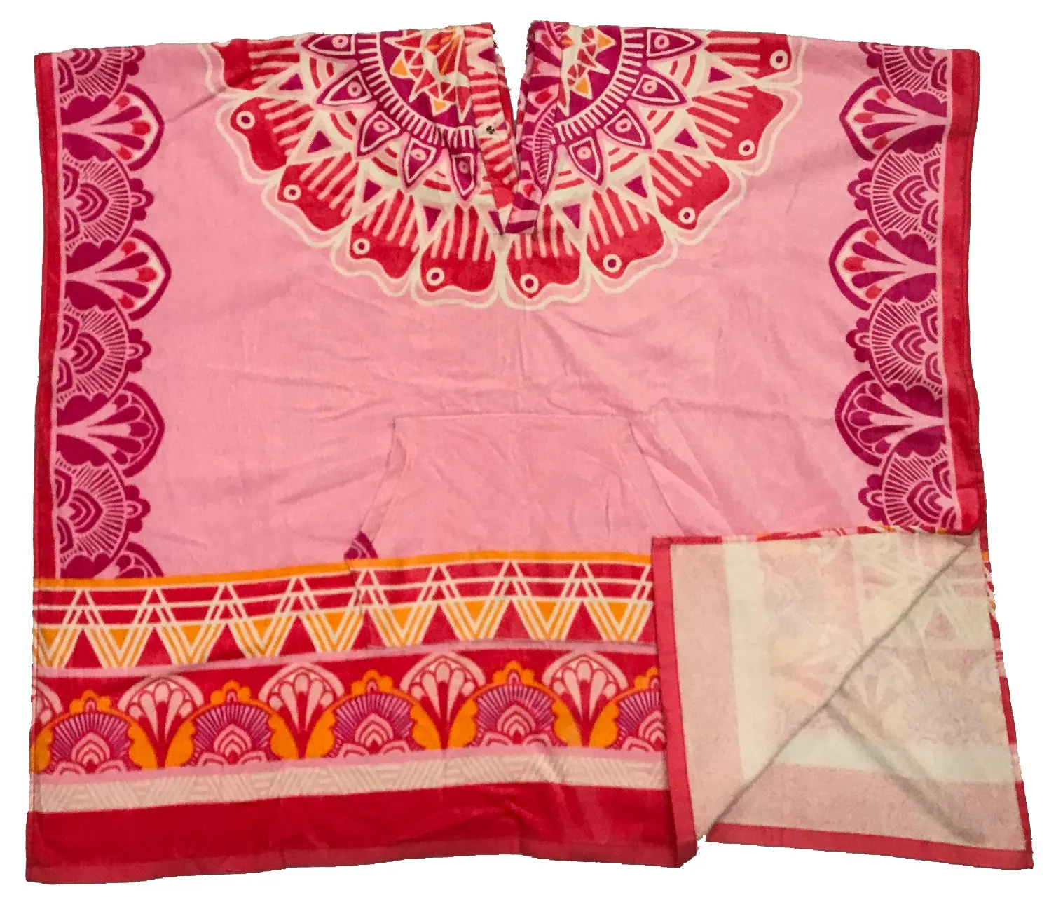 THROWBEE Towel-Poncho - Pink