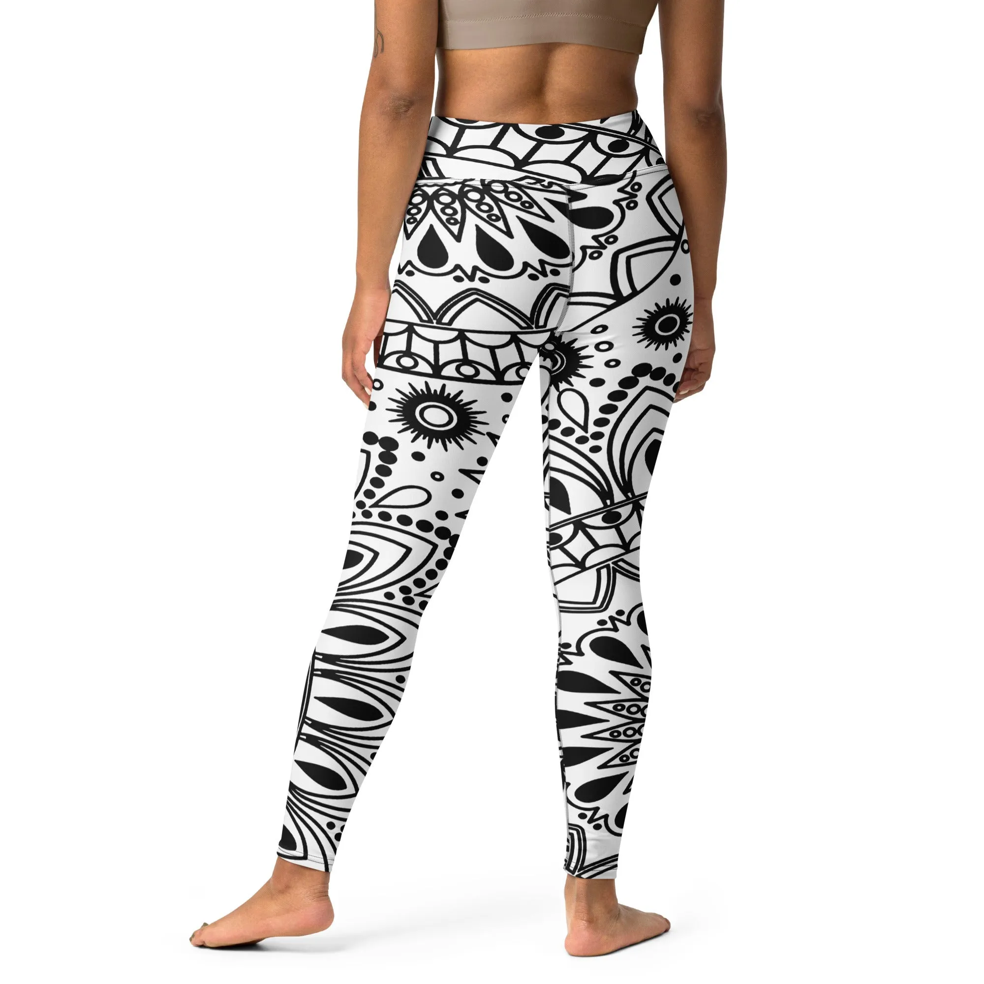 Trendy Geometrics Yoga Leggings, lioness-love