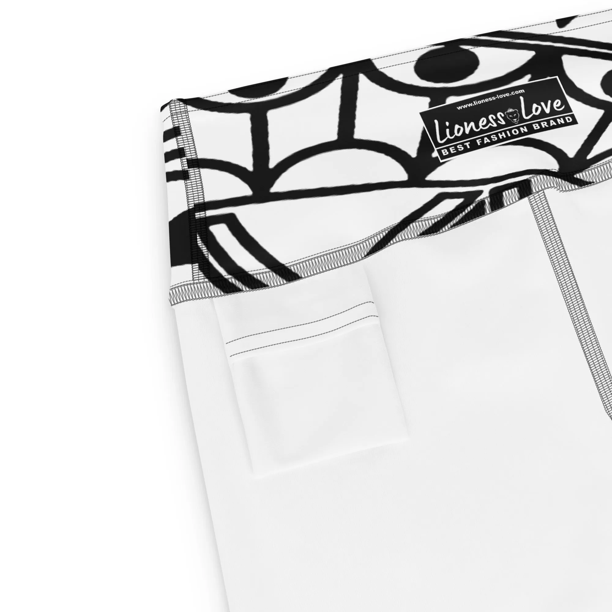 Trendy Geometrics Yoga Leggings, lioness-love