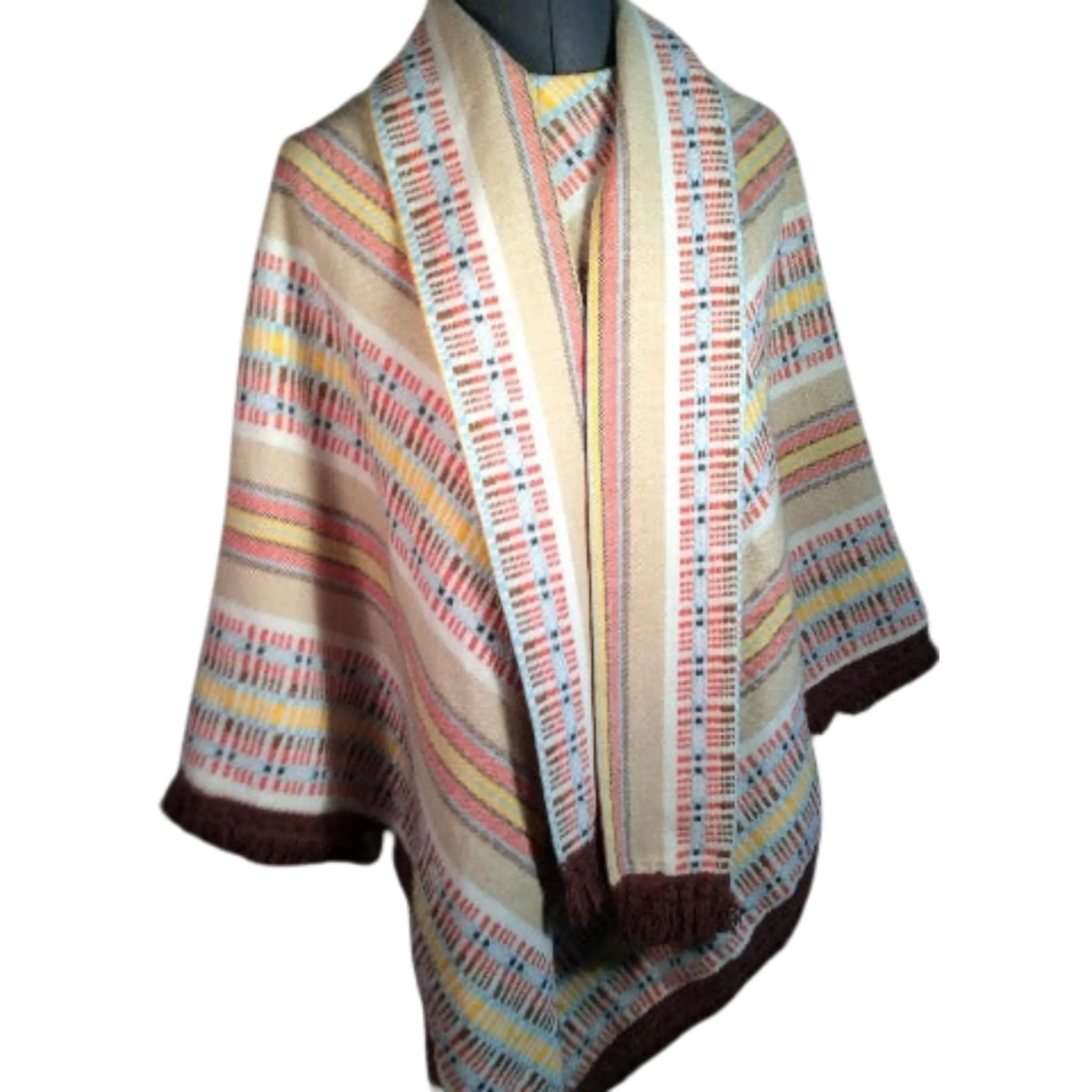 Vintage 1980s Poncho