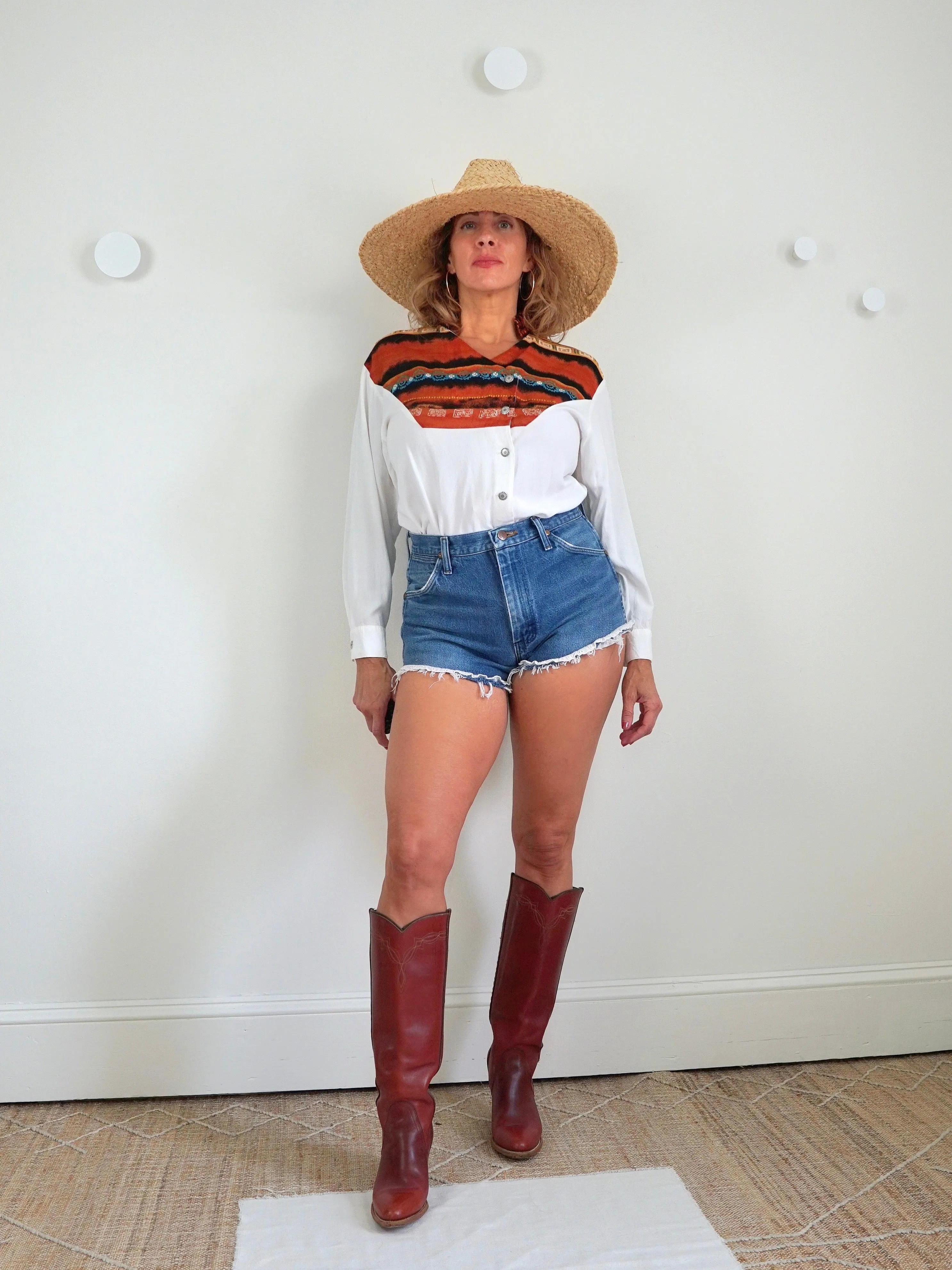 Vintage 80's Southwestern Blouse