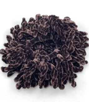 Volumizing Scrunchie Band - Brown
