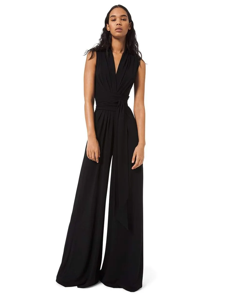 Wrapped Palazzo Jumpsuit