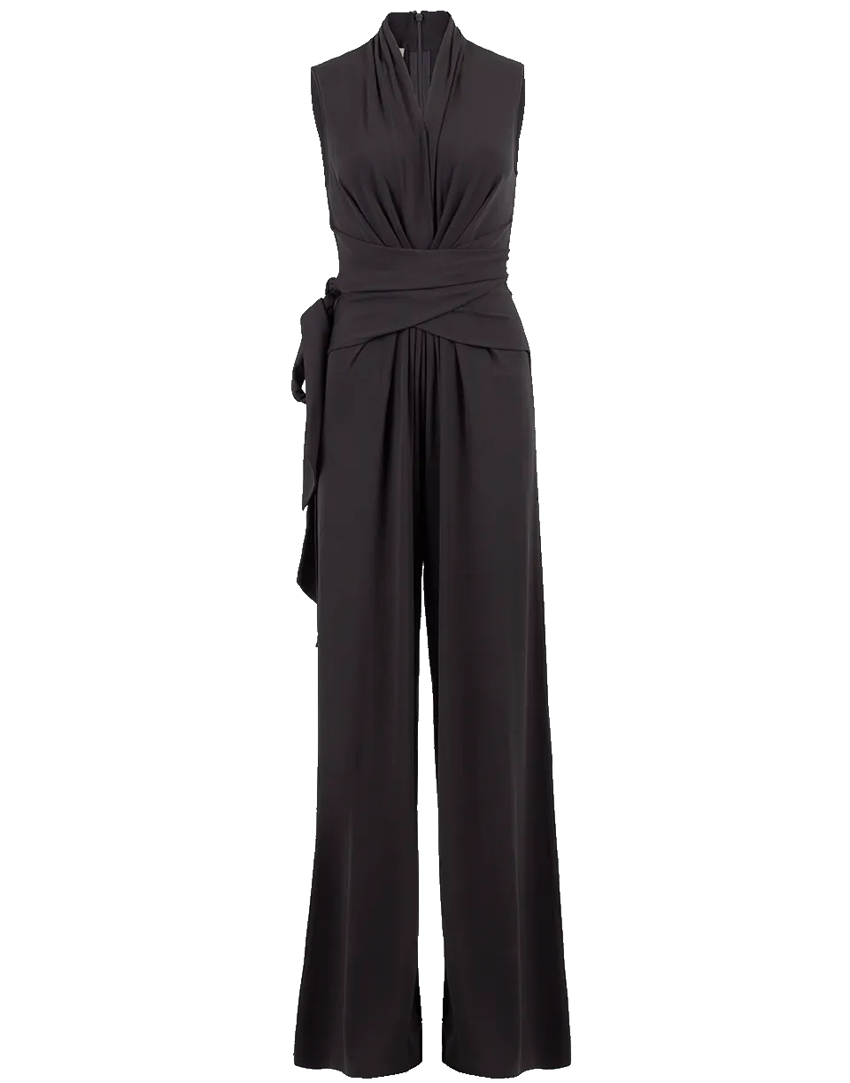 Wrapped Palazzo Jumpsuit