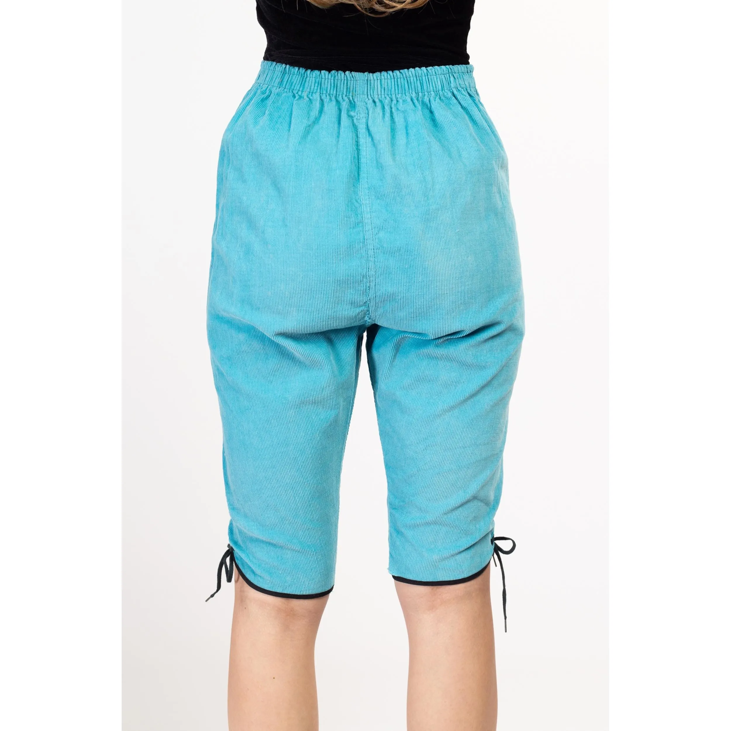 XS 60s Sky Blue Corduroy Cross Country Ski Pants